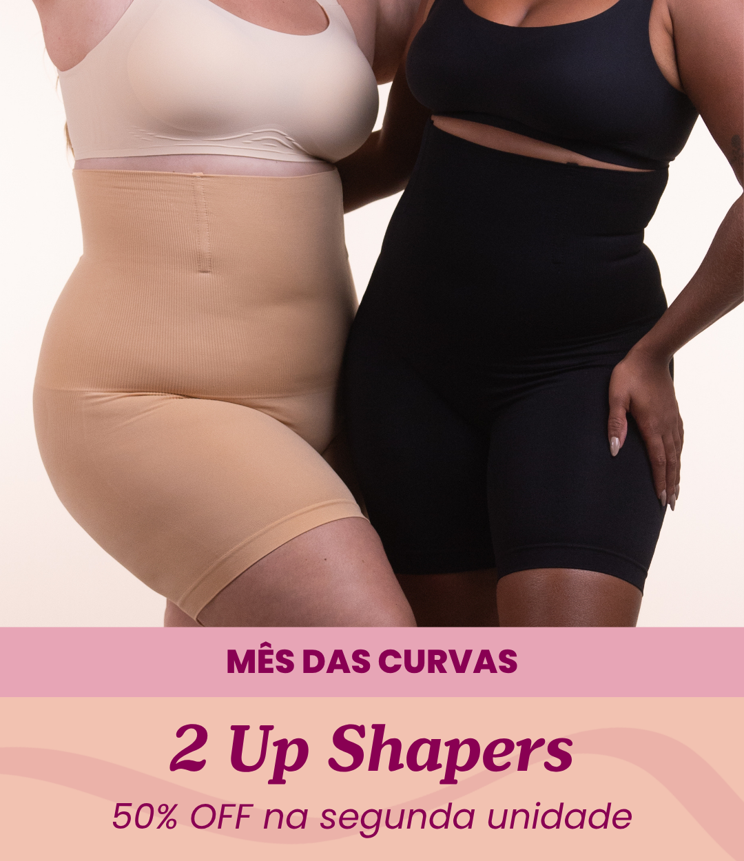 2 Up Shapers - Bermudas Modeladoras que Não Enrola - Combo