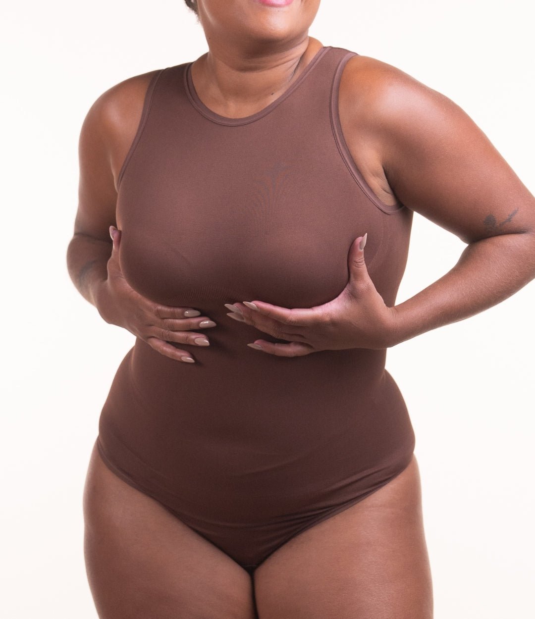 Body Chic – Body Moldeador con Escote Alto Sin Costuras