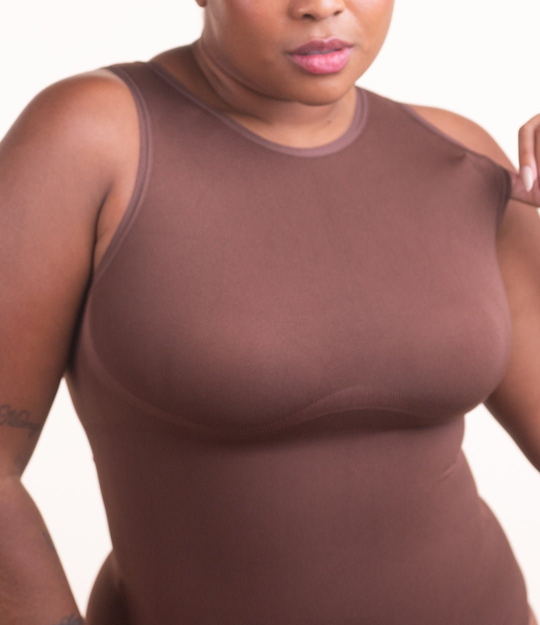 Body Chic – Body Moldeador con Escote Alto Sin Costuras