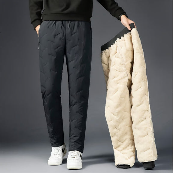 Unisex Fleece-Lined Waterproof Pants - Surviving the UK winter with ease!