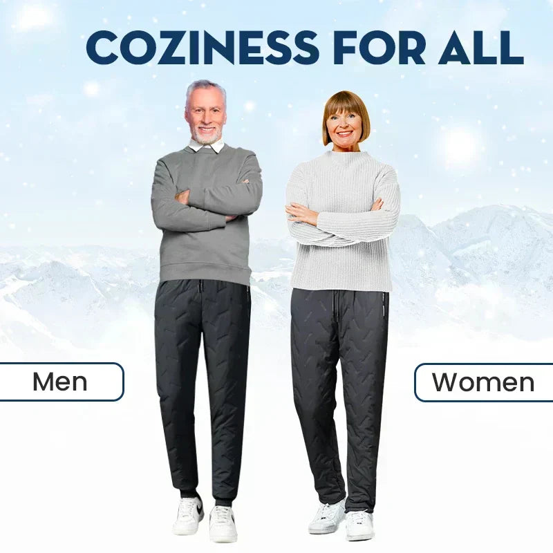 Unisex Fleece-Lined Waterproof Pants - Surviving the UK winter with ease!