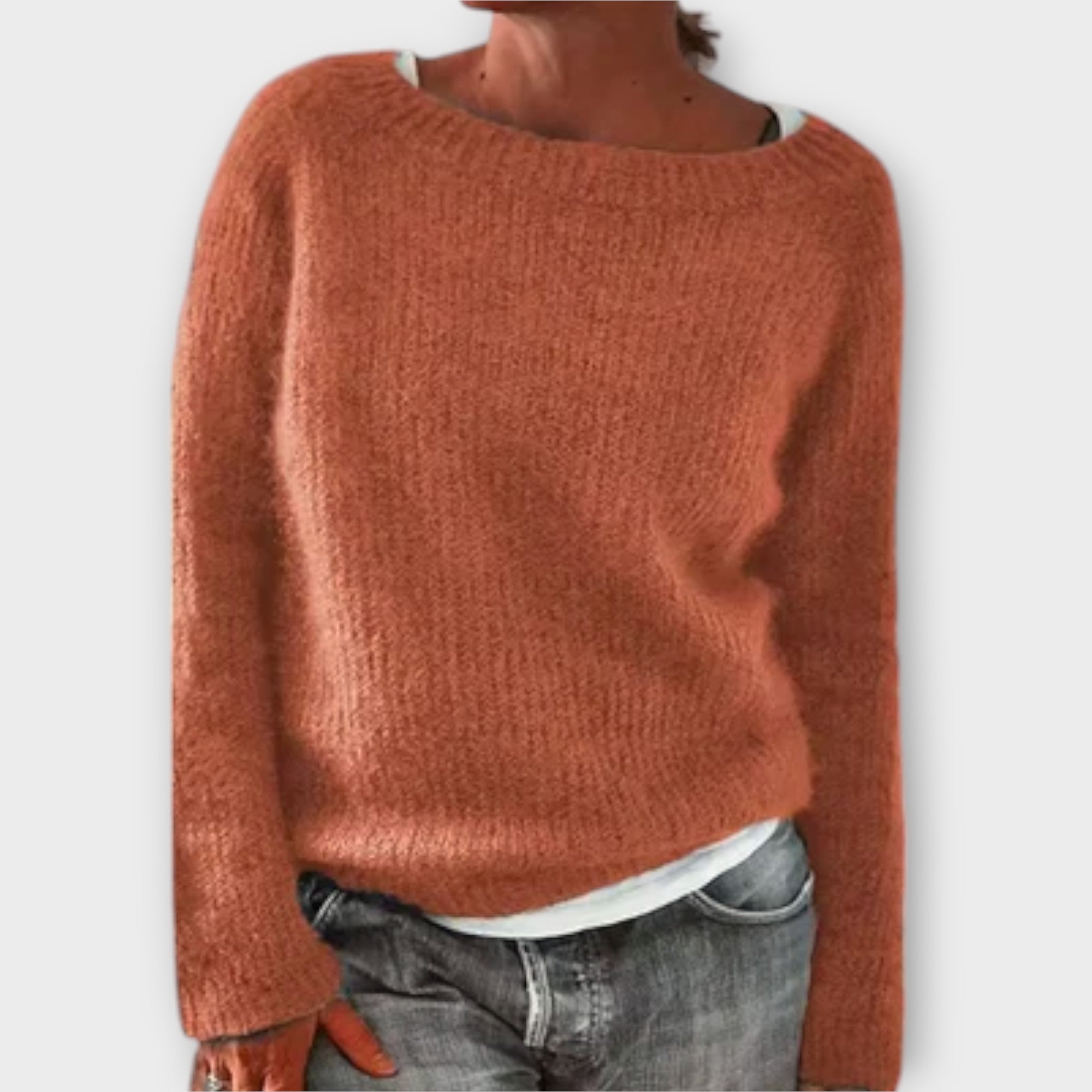 Regine – Solid-color knit sweaters