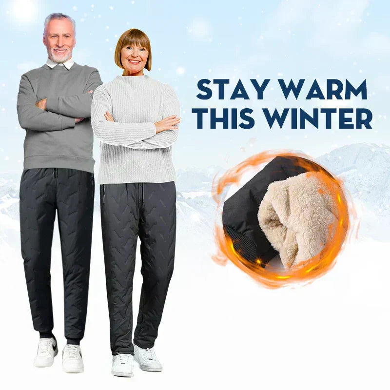 Unisex Fleece-Lined Waterproof Pants - Surviving the UK winter with ease!