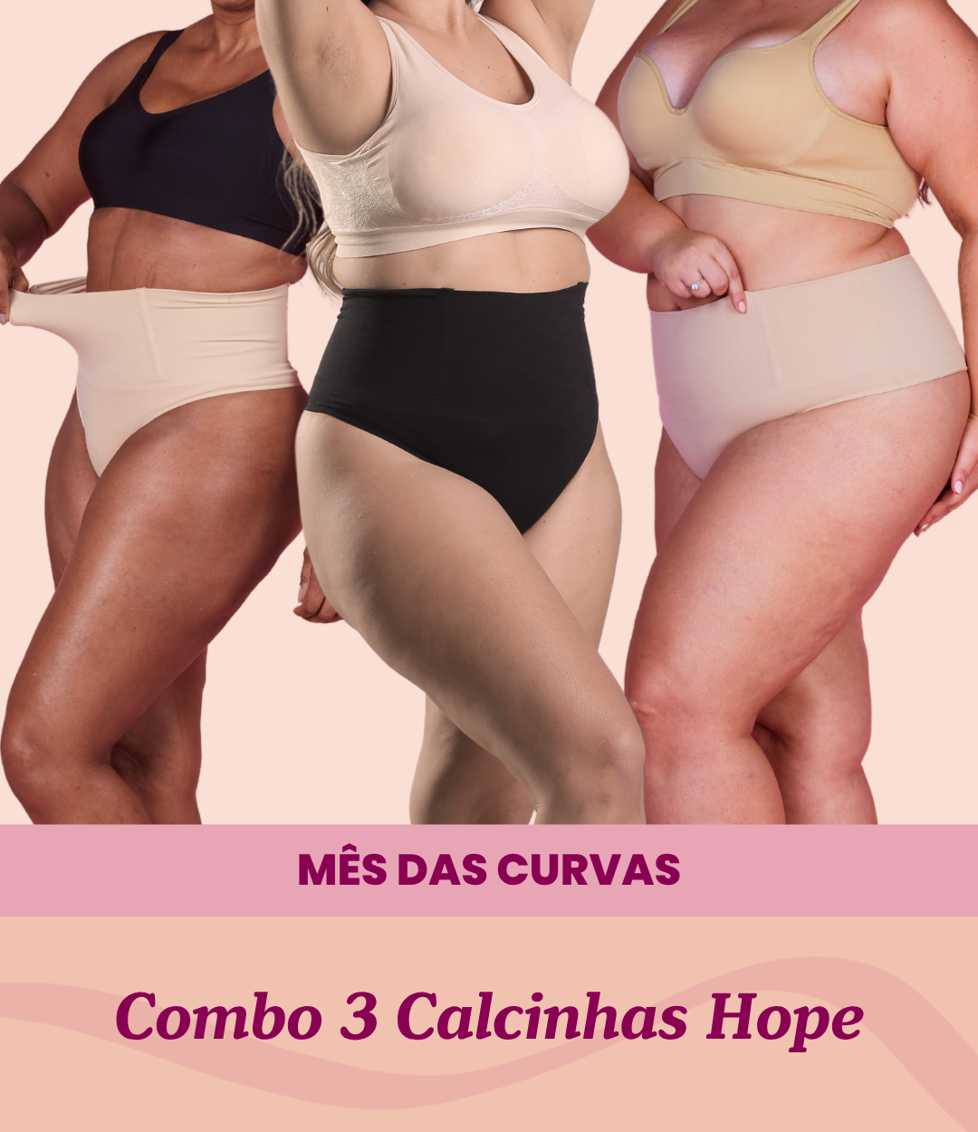 3 Calcinhas Hope - Combo Irresistível