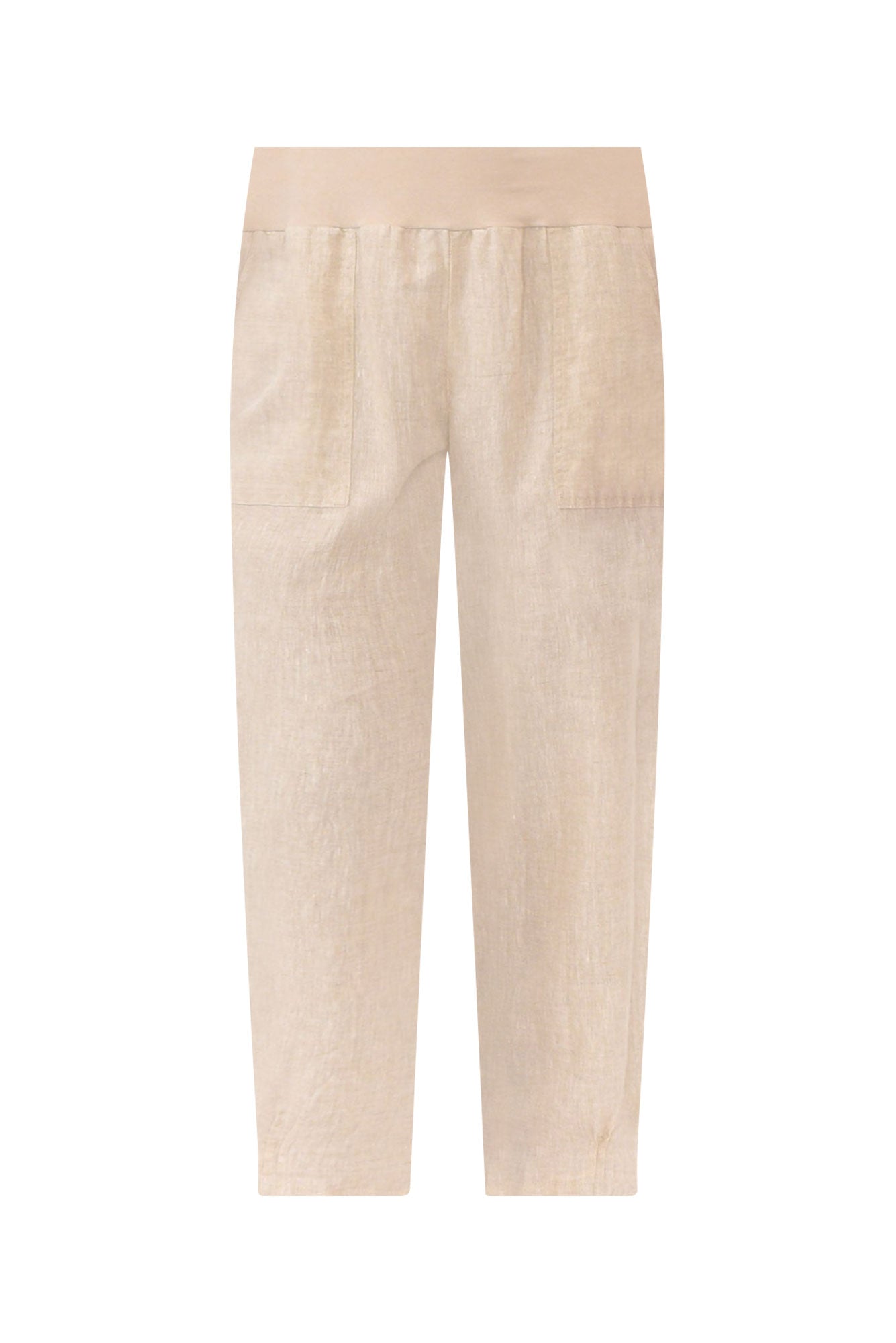Pantalones de lino beige Tatum