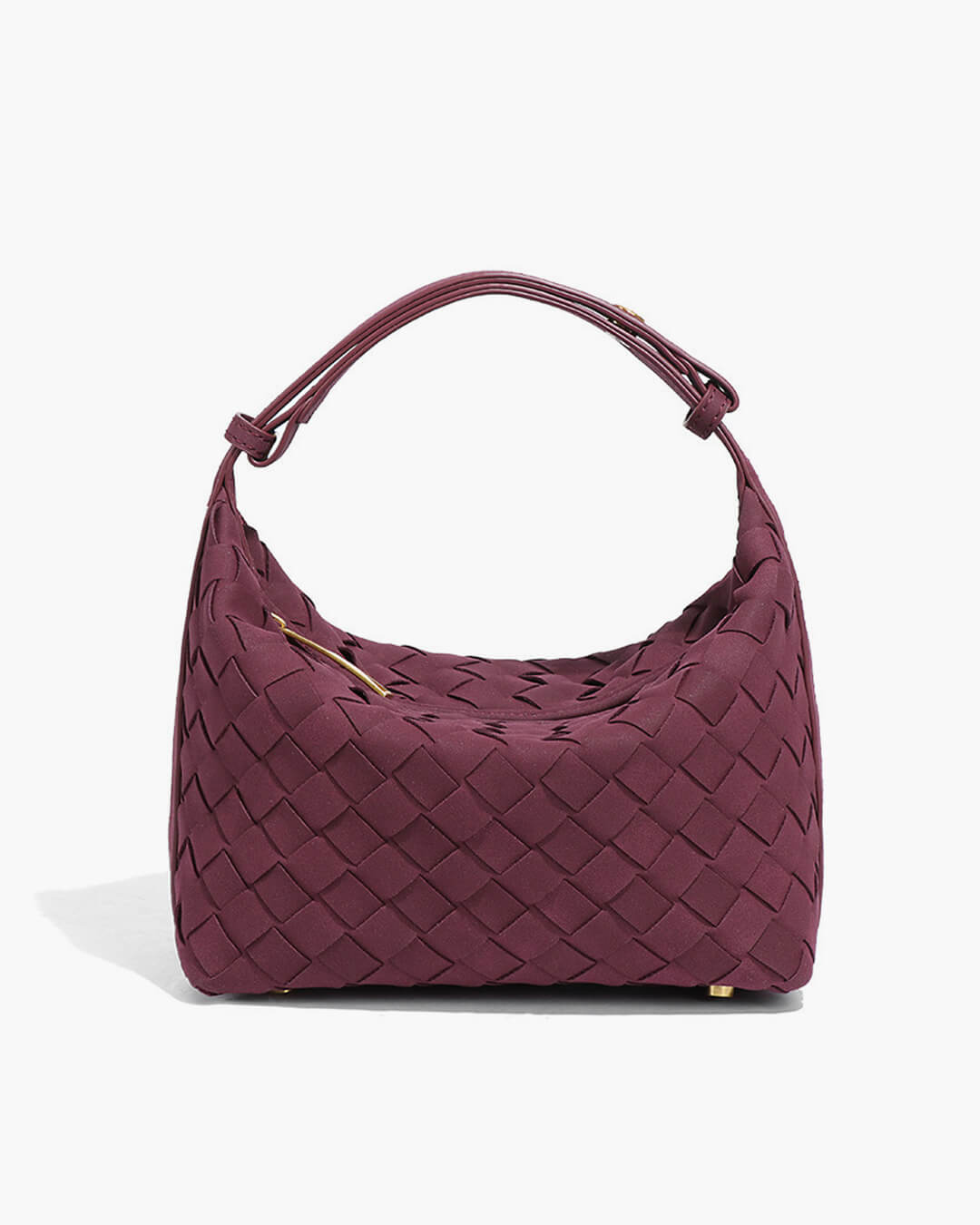 Mica Woven Suede Leather Bag