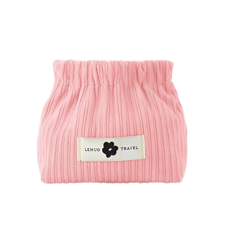 Corduroy Elastic Hair Tie Organizer