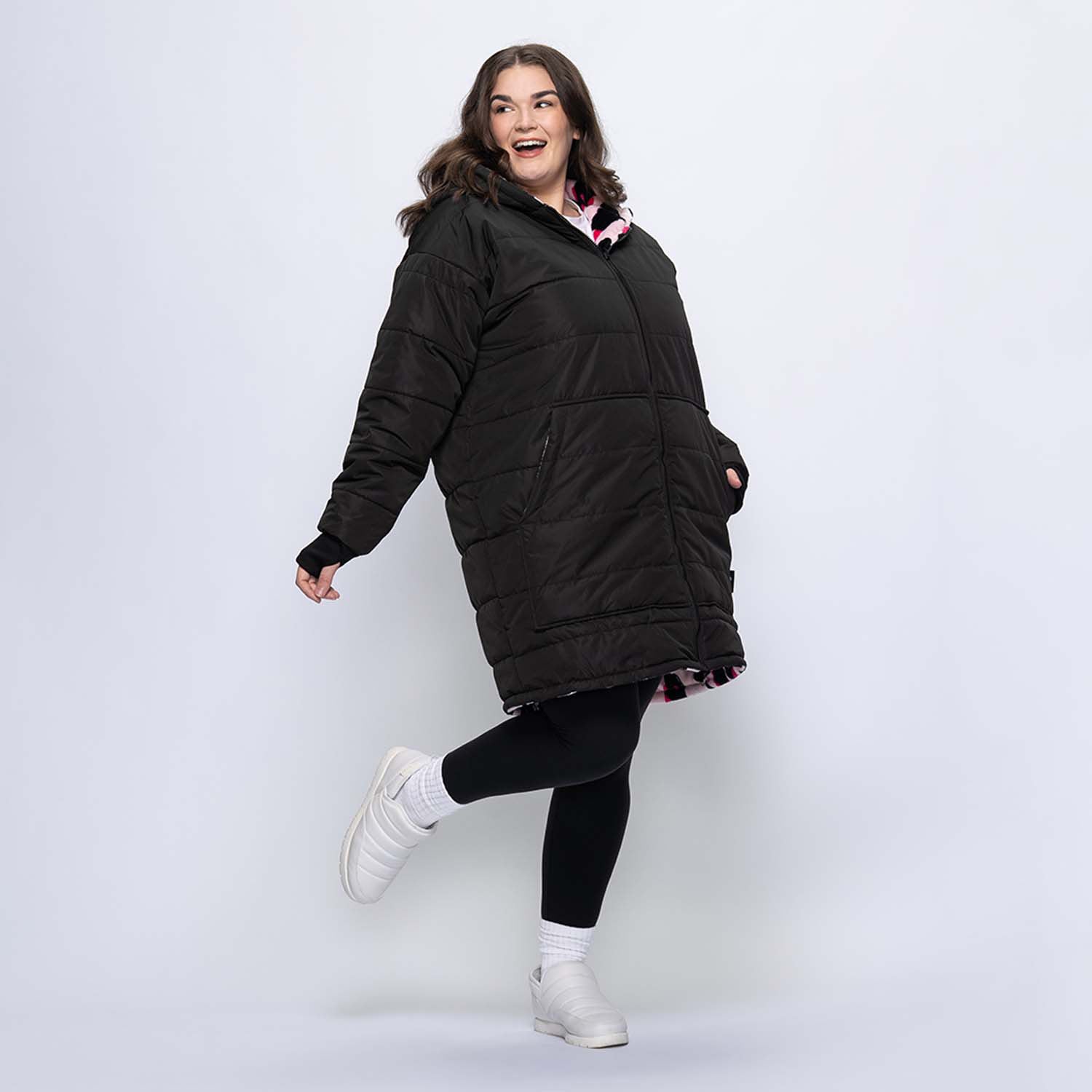 Black/Pink Leopard Print