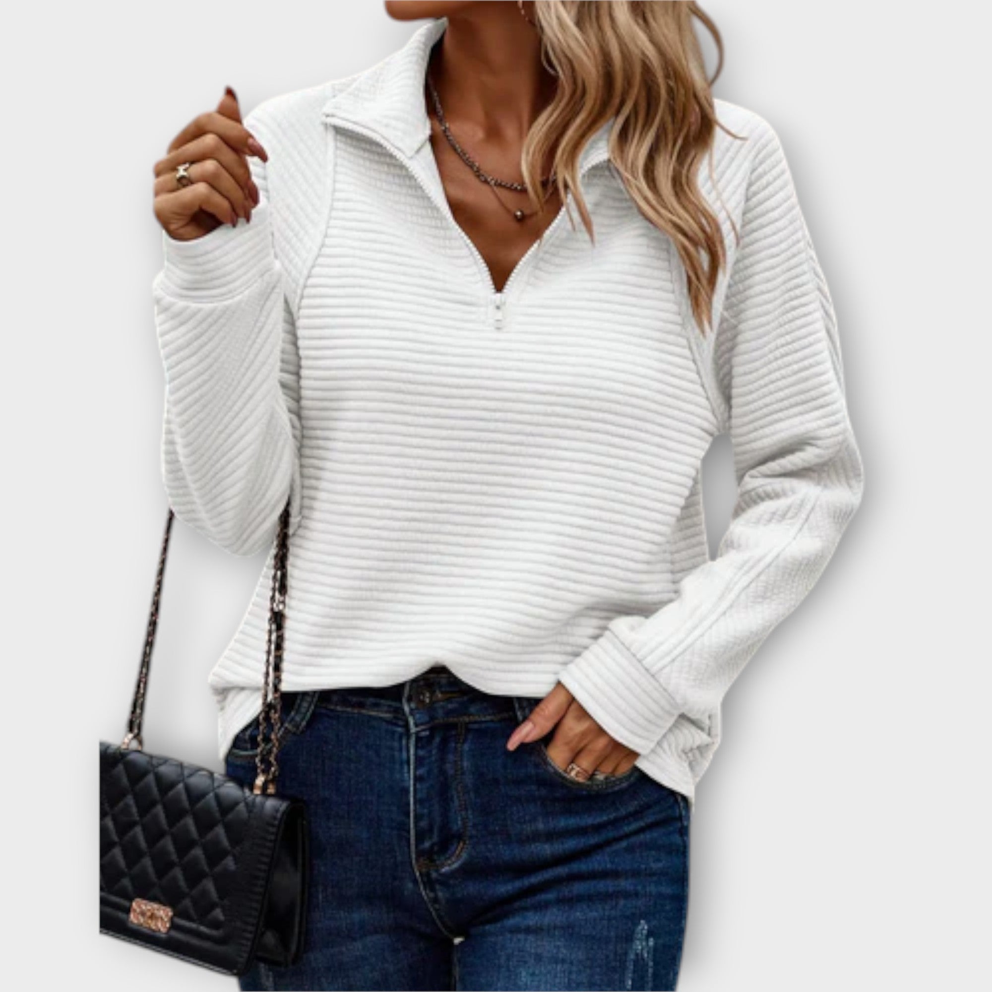 Vilja - Half-zip sweater