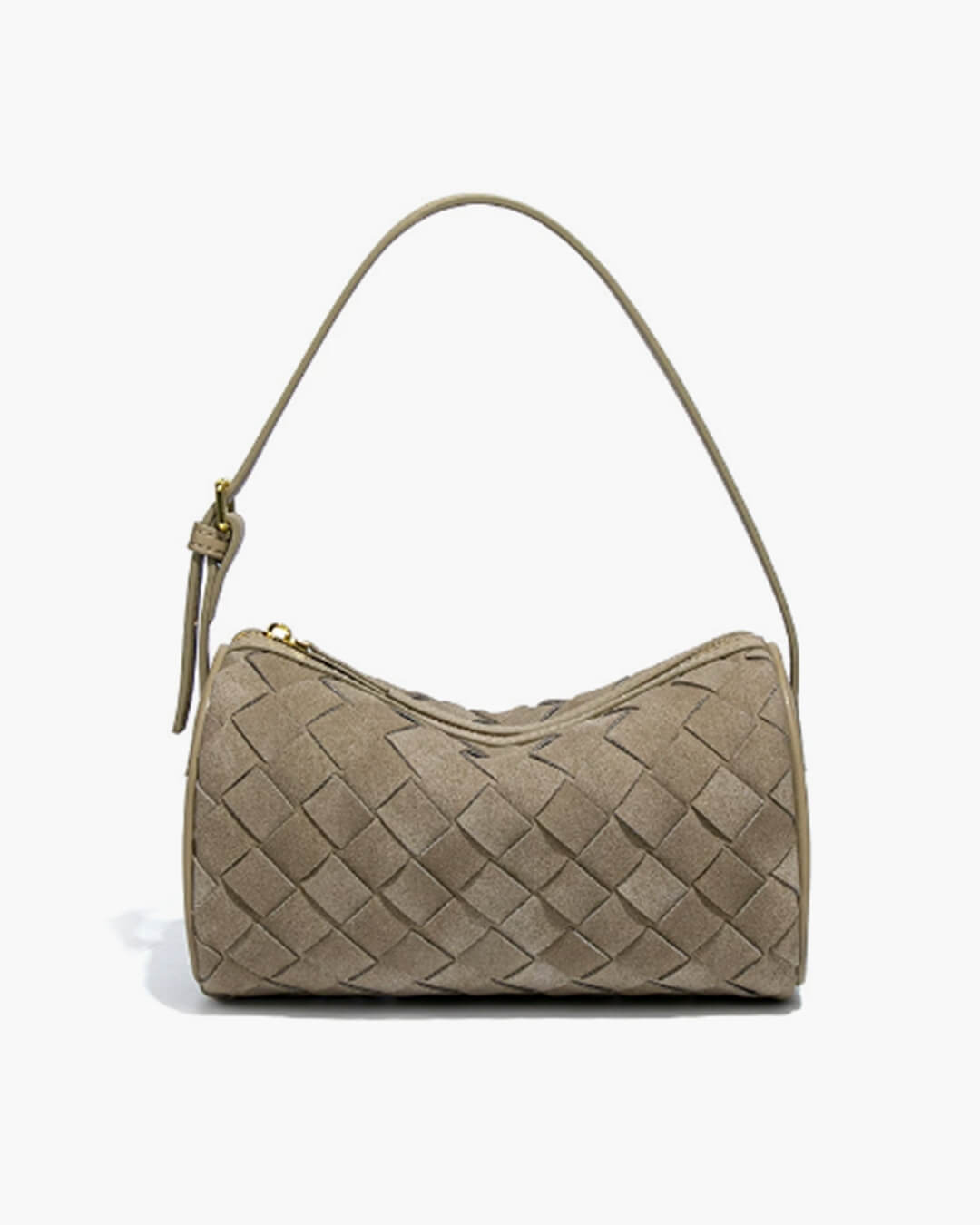 Jessica Woven Suede Bag