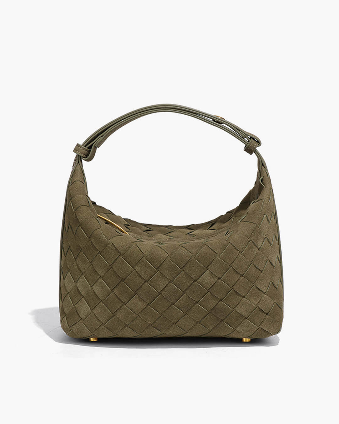 Mica Woven Suede Leather Bag