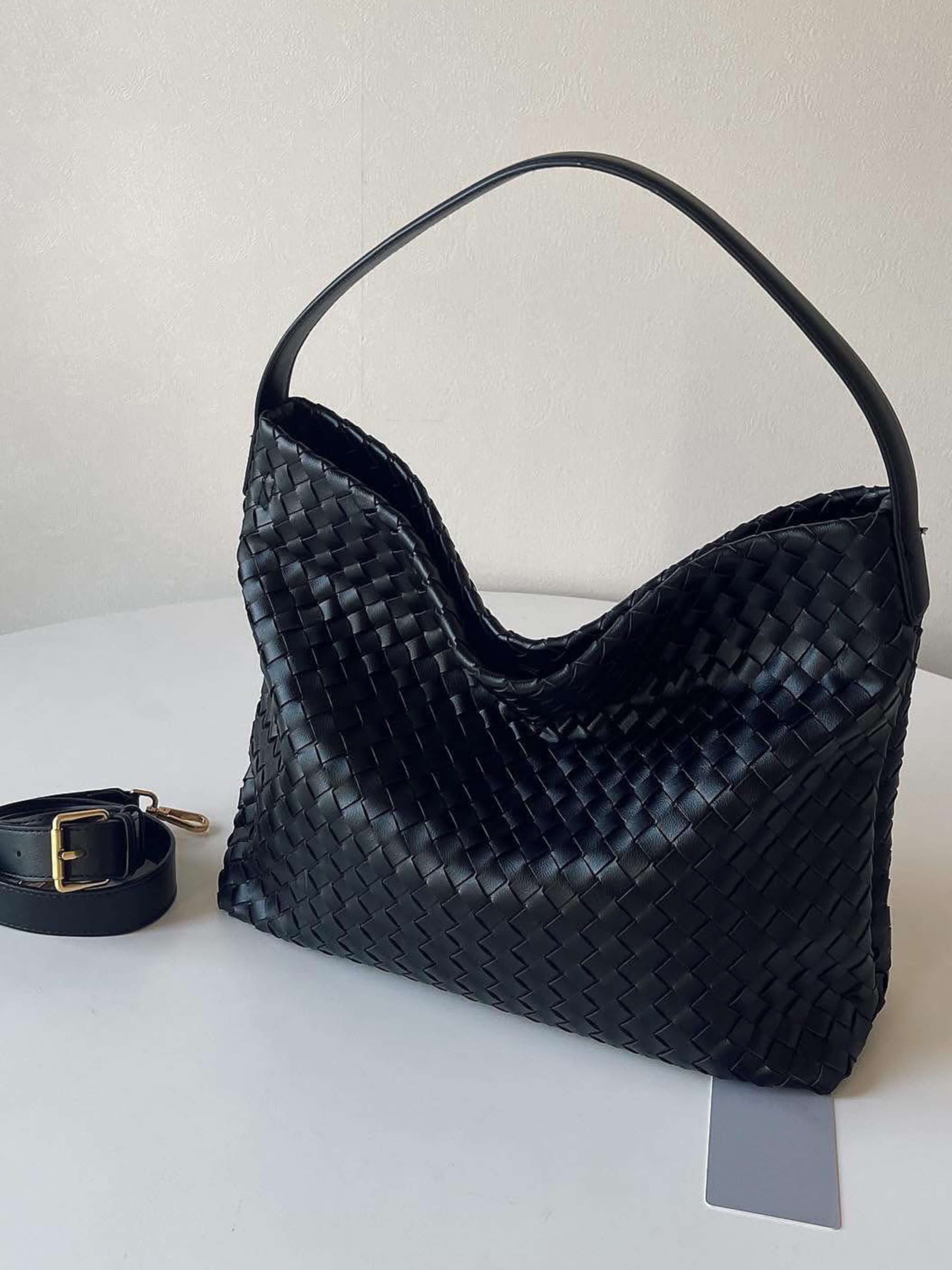 Margaret Woven Tote Bag
