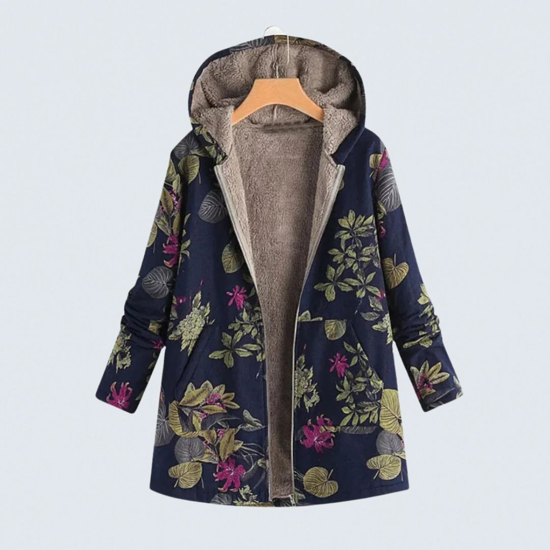 Sofia | Floral Fleece Jacket