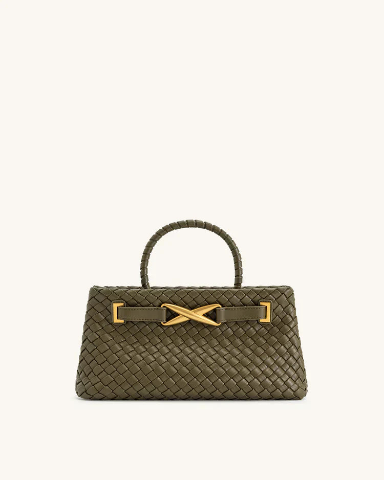 Vienna™ Woven Bag – Structured Elegance with Timeless Detail