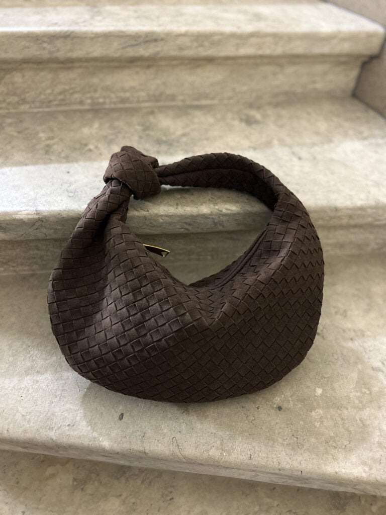 Aurelia™ Woven Suede Bag – Soft Sophistication with Distinctive Charm