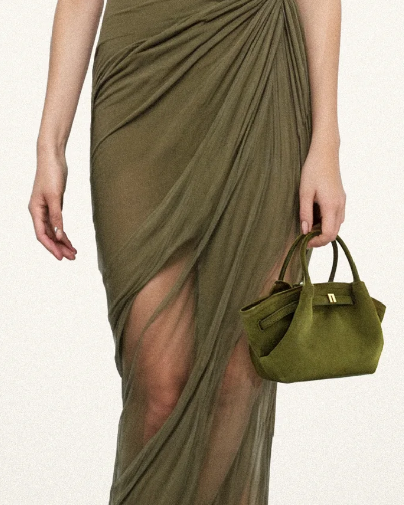 Henna™ Mini Suede Tote – Chic Structure with Timeless Appeal