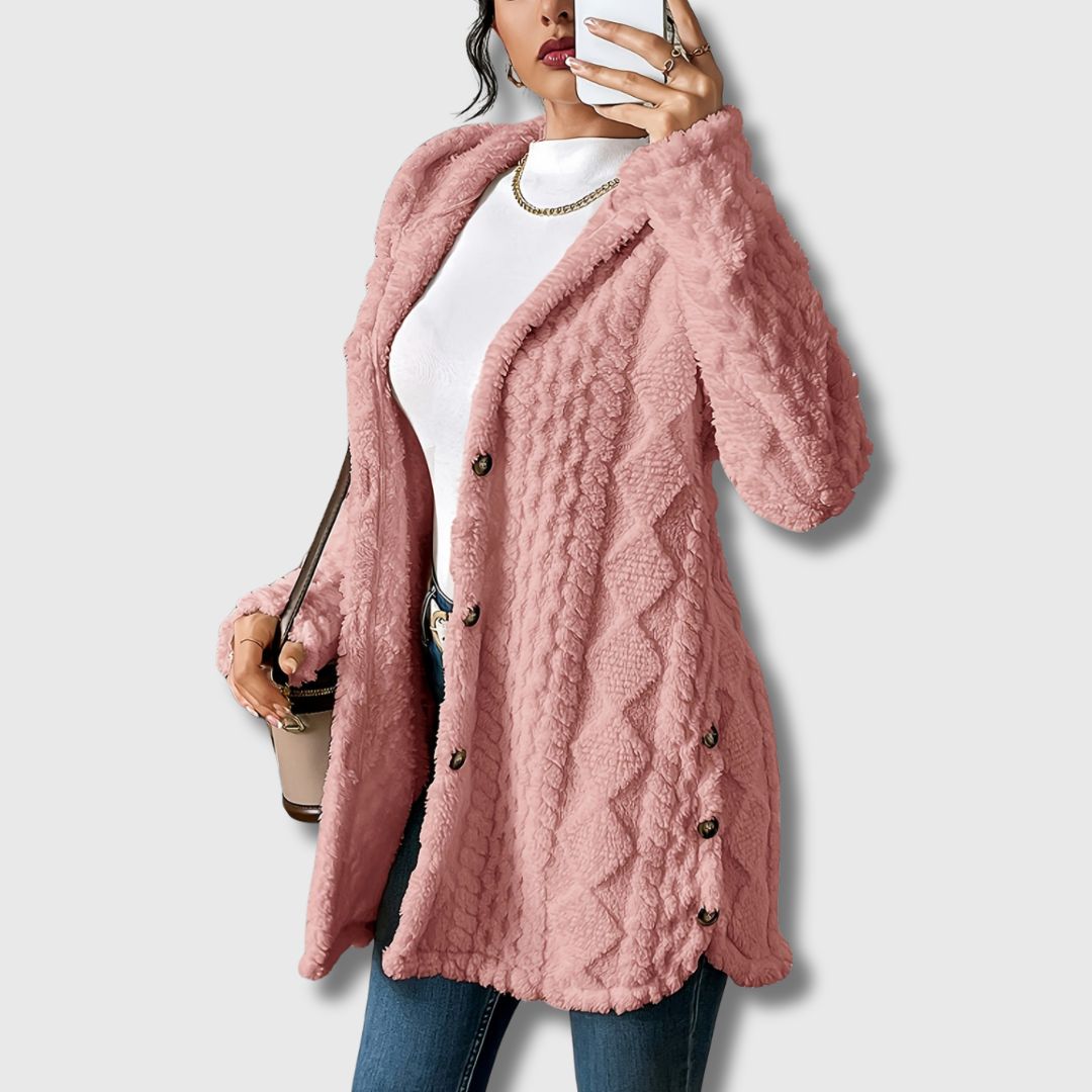 Sapphira | Hooded Teddy Coat