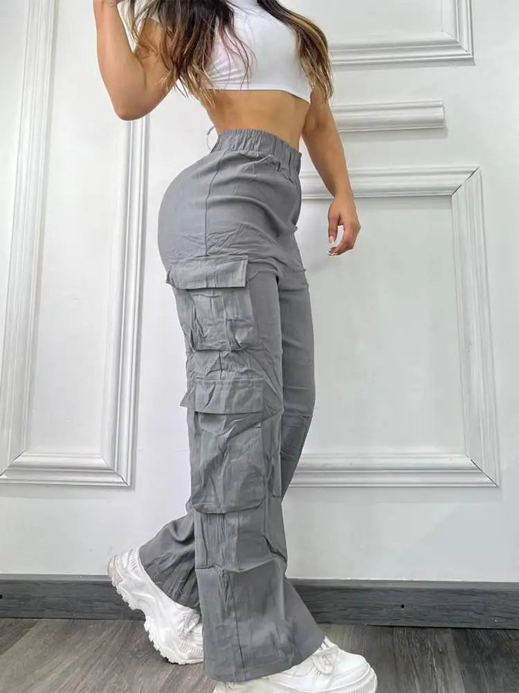 Pantalones cargo rectos