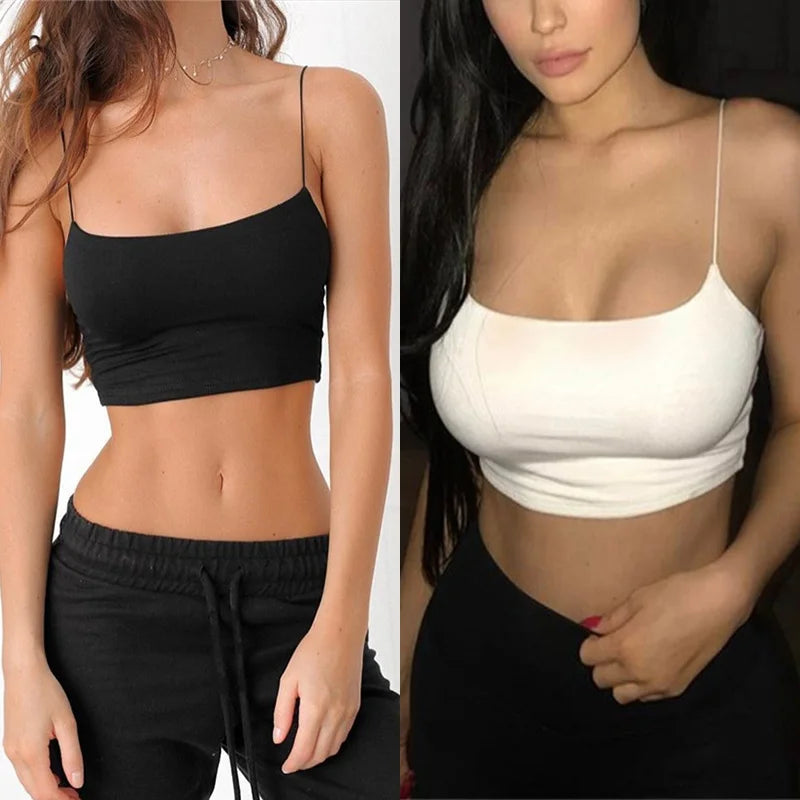 Top neutro sexy de verano para mujer,