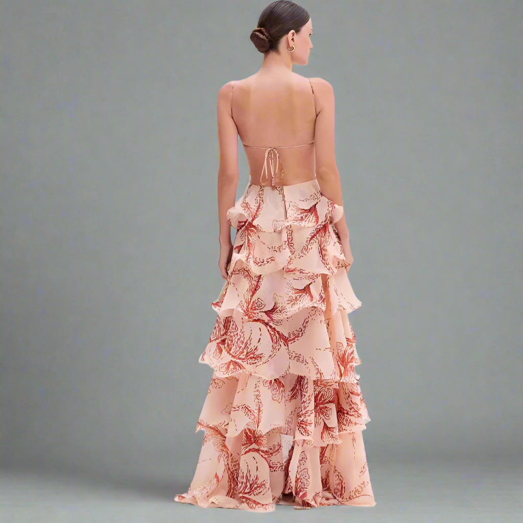 Aurelia™ Ruffle Butterfly Maxi Dress | Elegant Flow with Couture Ruffles