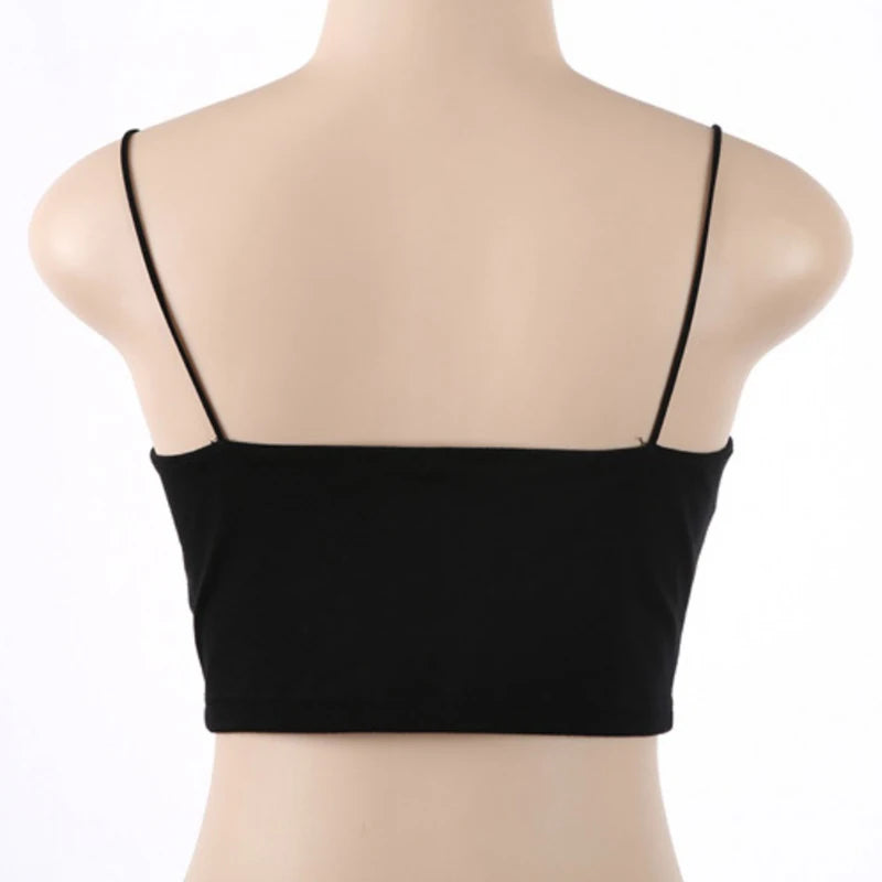 Top neutro sexy de verano para mujer,