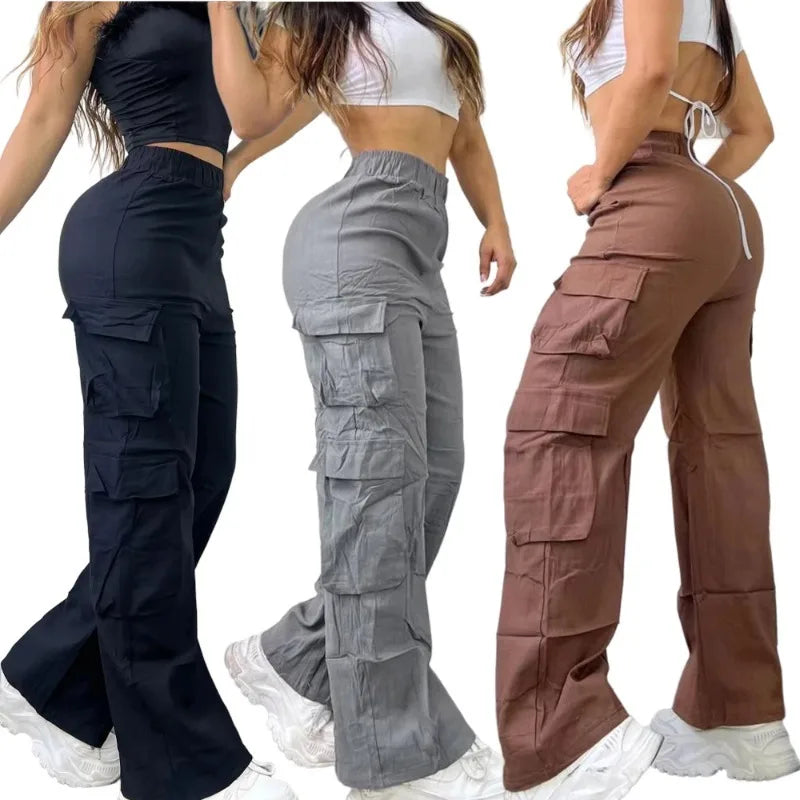 Pantalones cargo rectos