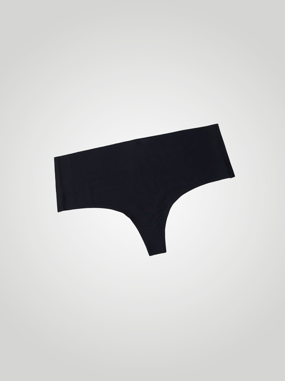 Calcinha Fio Dental Cintura Alta Sem Costura Segunda Pele Preto