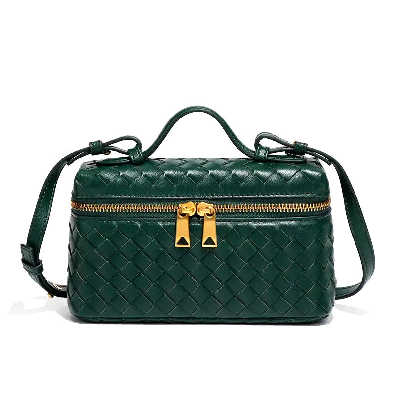 Aria Mini Bag – Compact Luxury with Woven Elegance