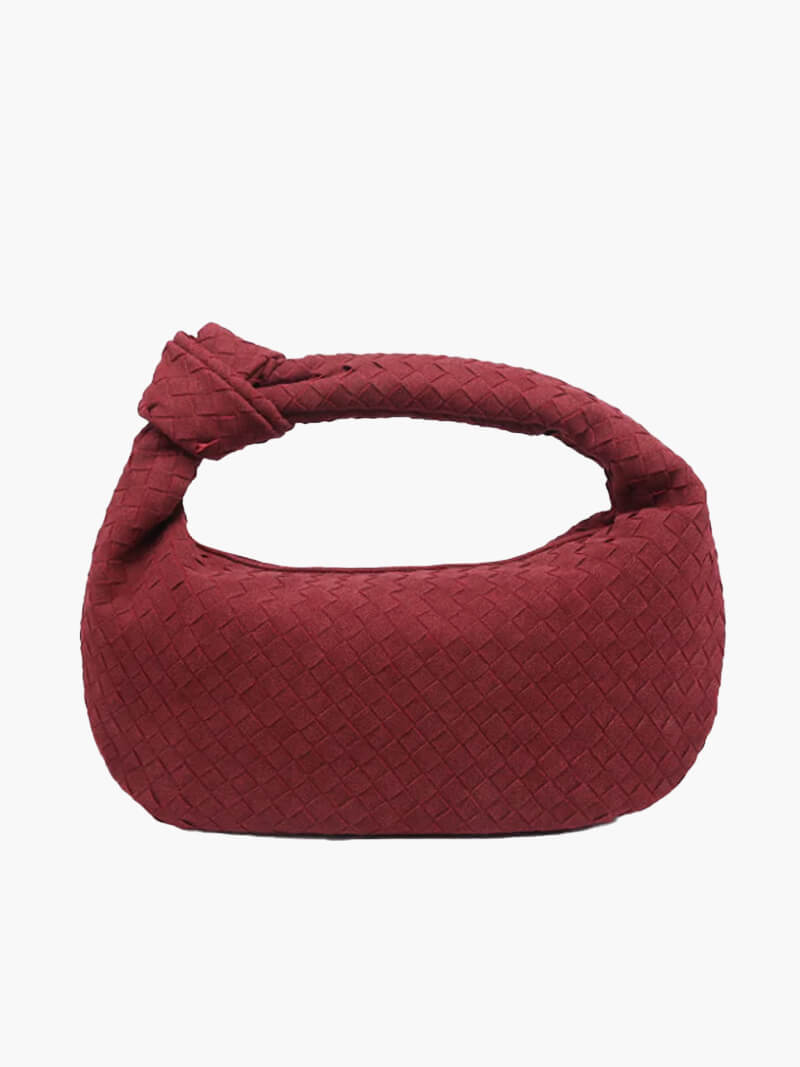 Aurelia™ Woven Suede Bag – Soft Sophistication with Distinctive Charm