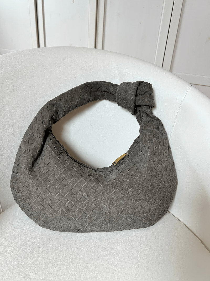 Aurelia™ Woven Suede Bag – Soft Sophistication with Distinctive Charm