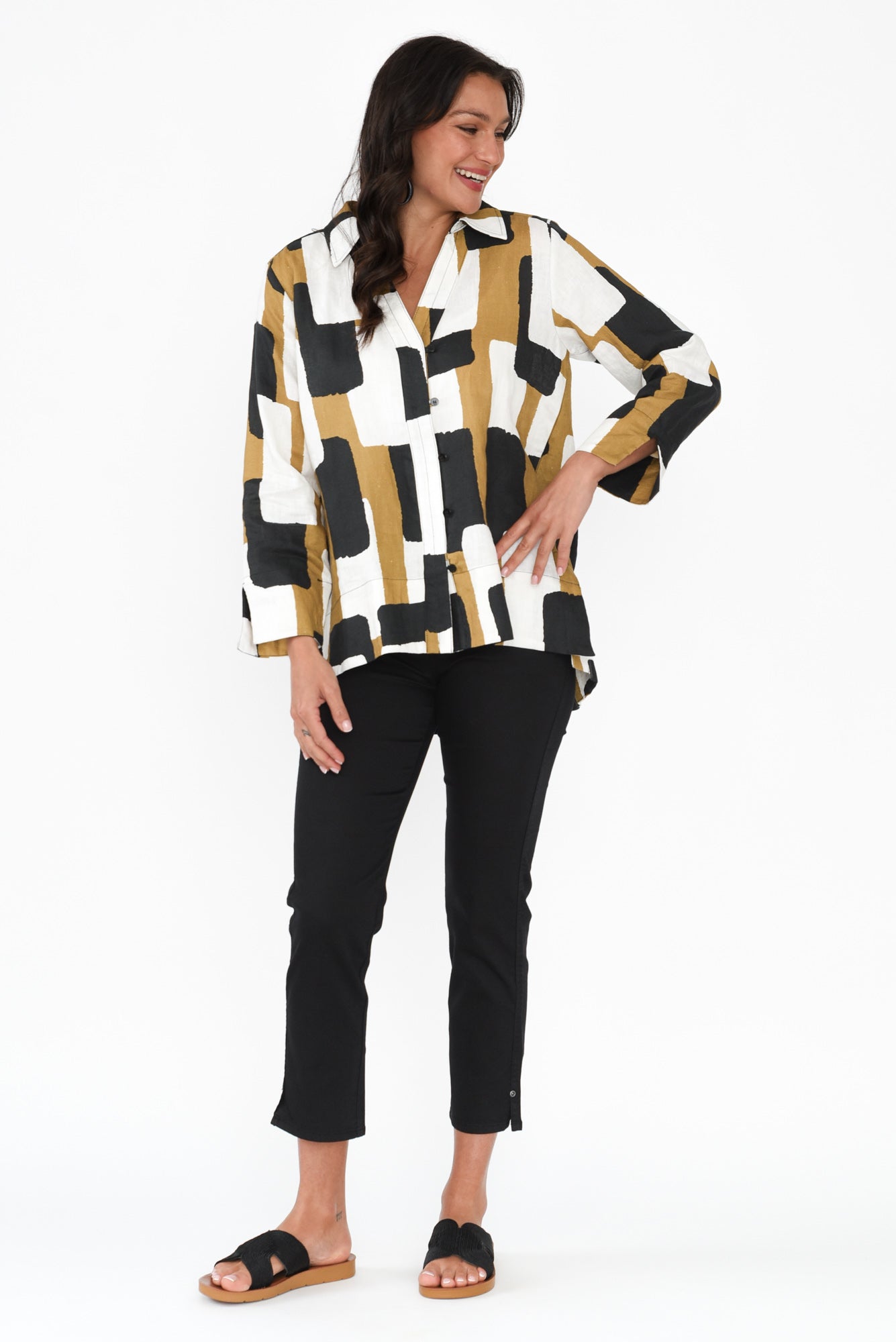 Pantalones Winslet 7/8 negros