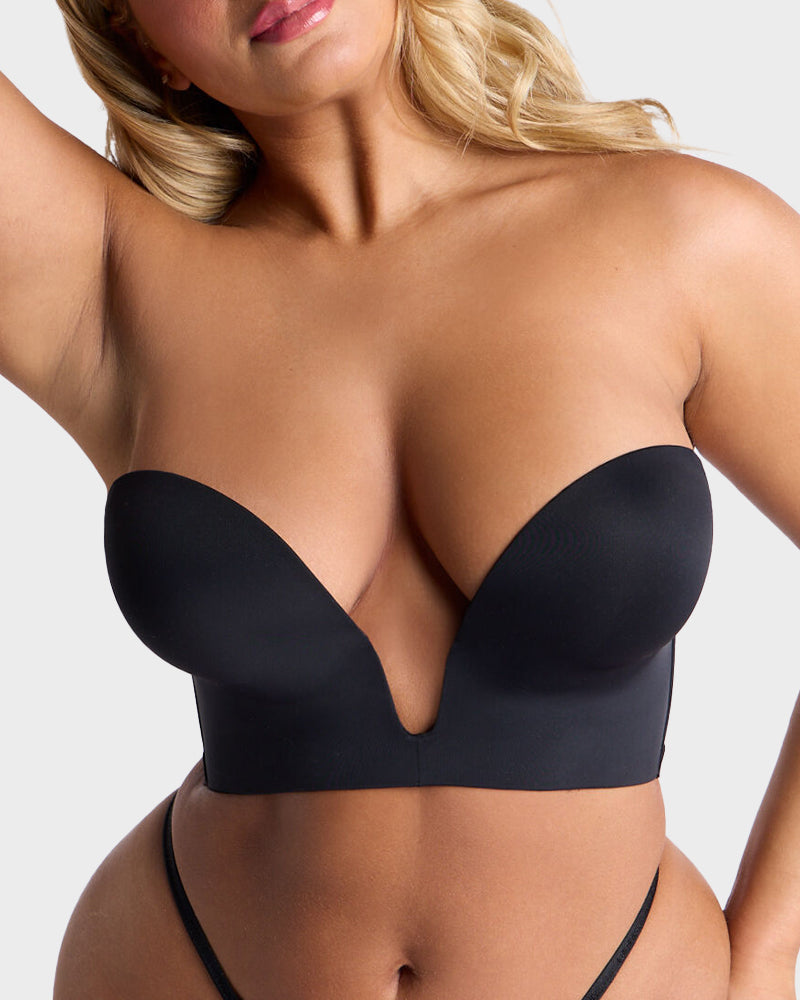 Here’s a concise summary of your Wire-Free U-Plunge Strapless Multiway Bra:
