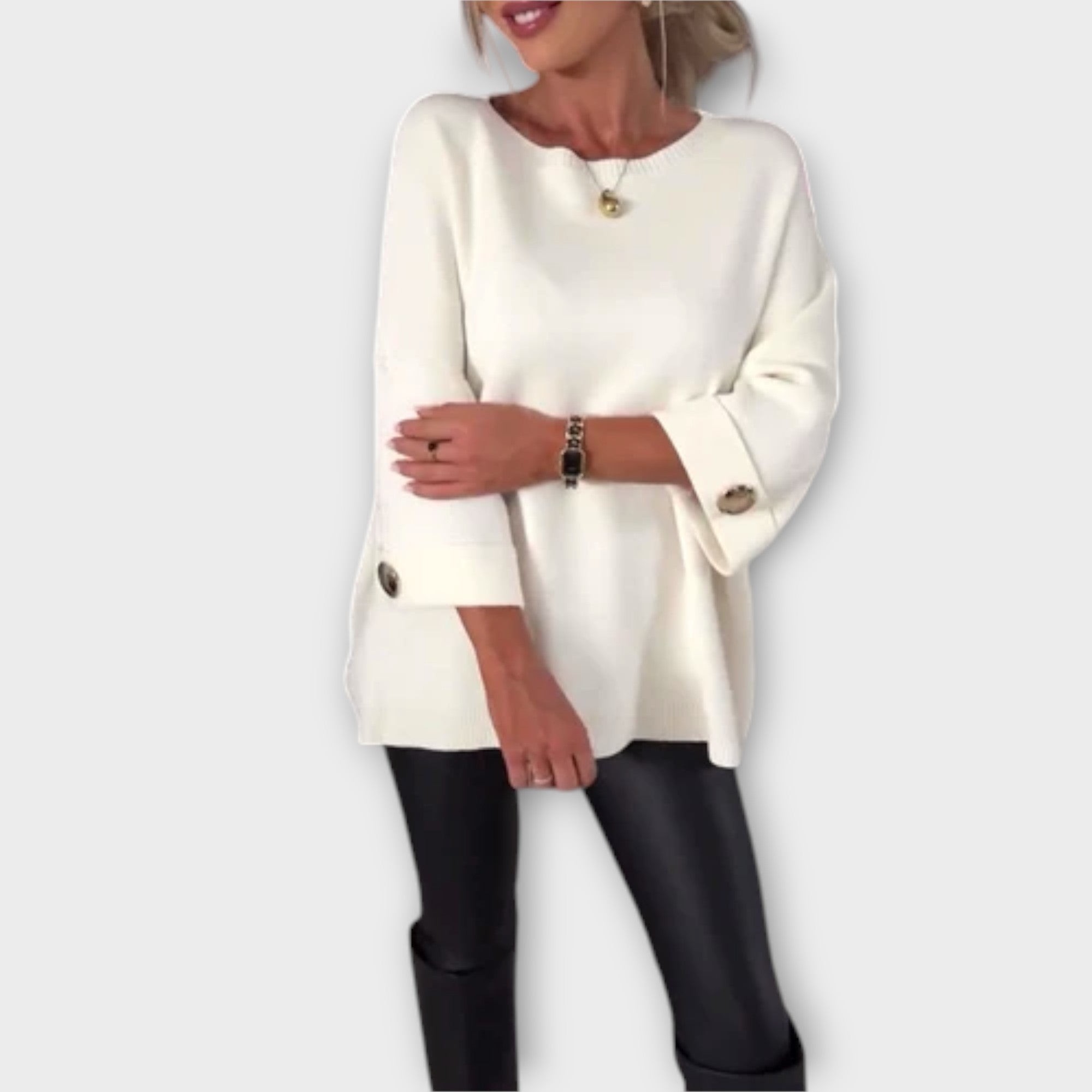 Amaia | Suéter de punto con botones