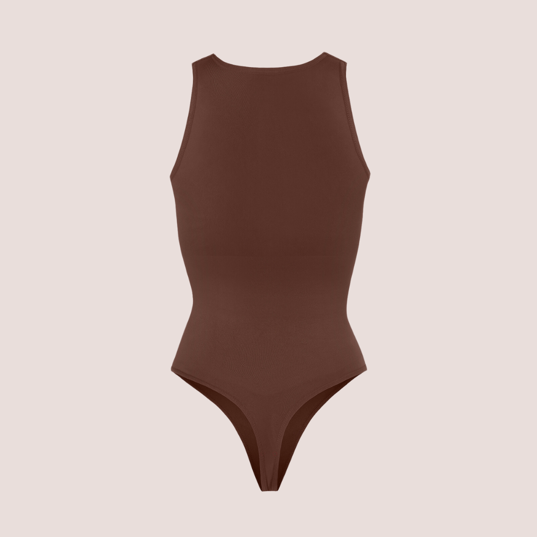 Body Chic – Body Moldeador con Escote Alto Sin Costuras