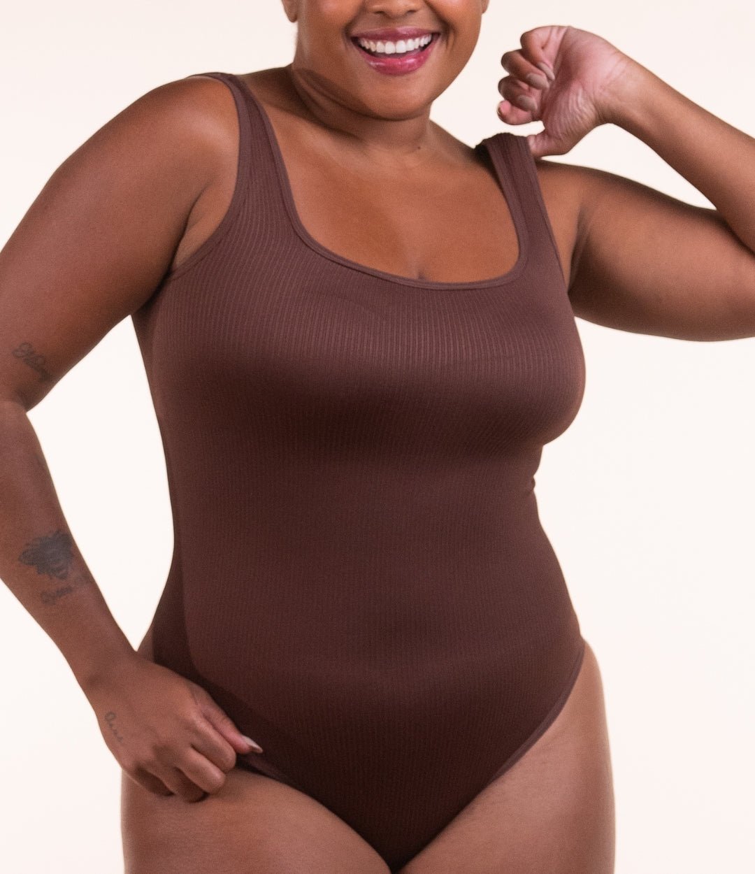 Body Shaper – Body Moldeador Acanalado con Apertura Higiénica
