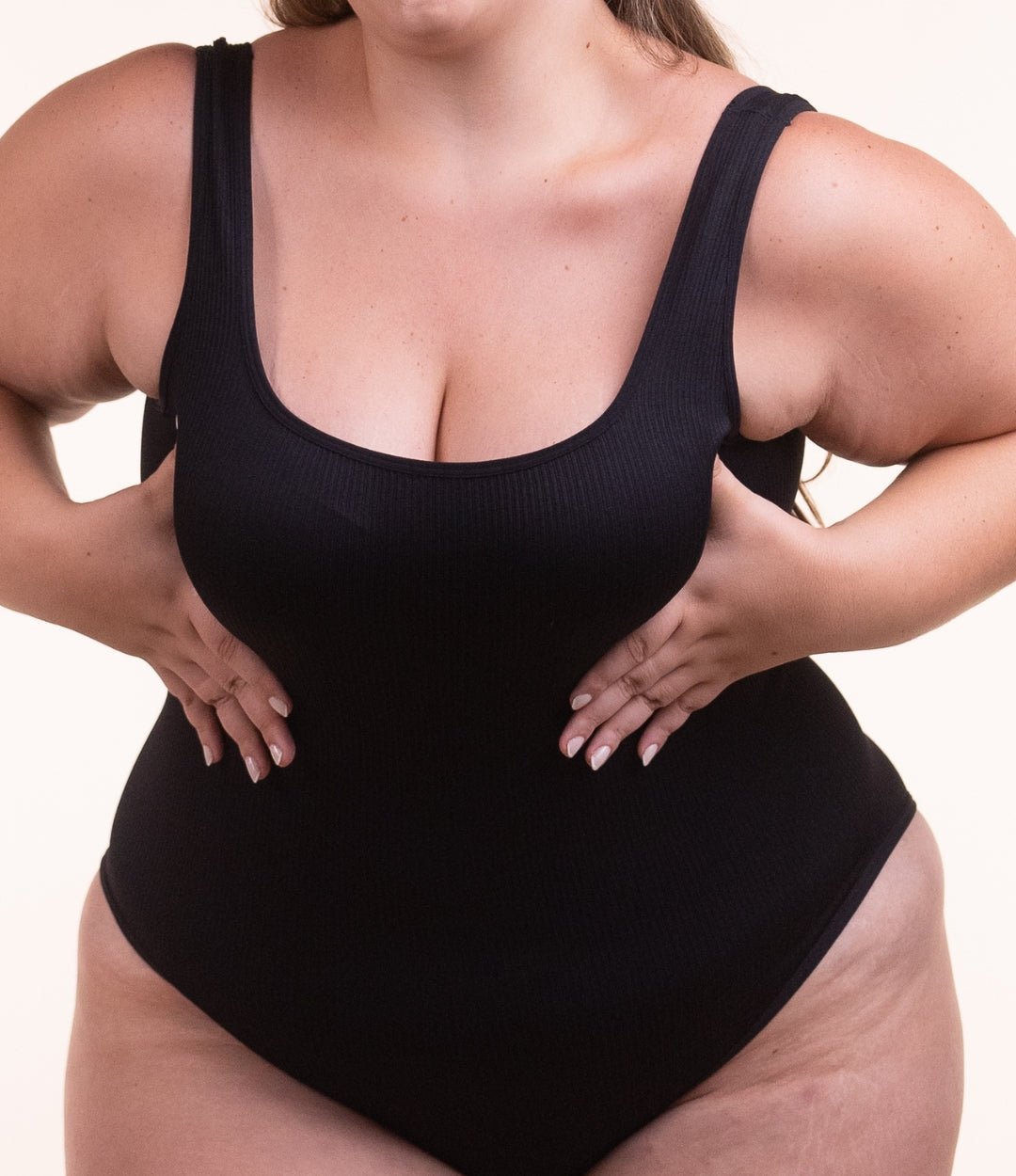 Body Shaper – Body Moldeador Acanalado con Apertura Higiénica
