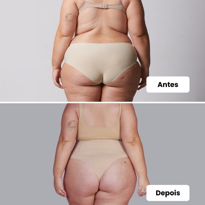Body Shaper Canelado + Calcinha Hope - Combo Irresistível