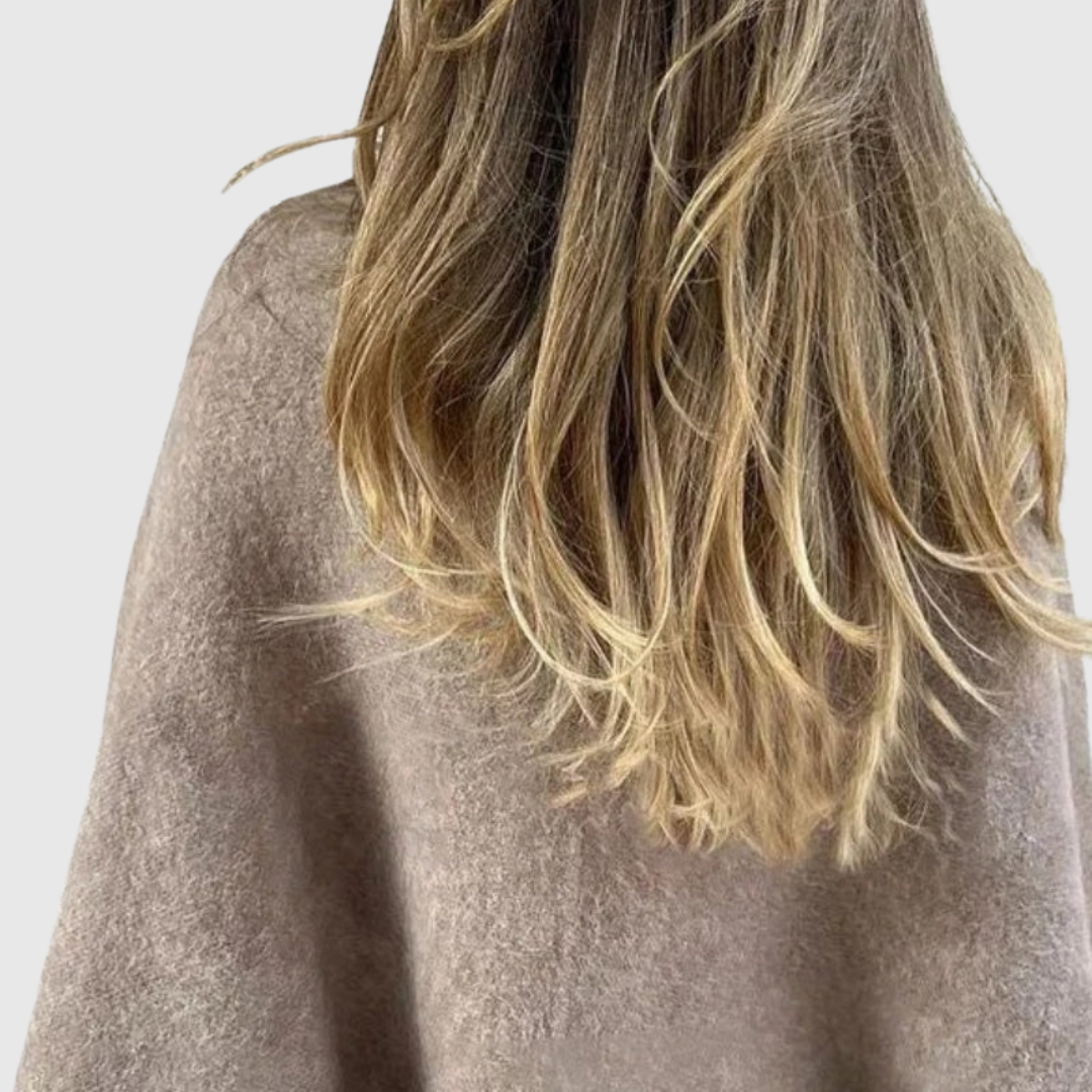 Elise | Short coat with elegant flared sleeves