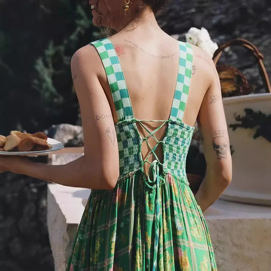 Amara Tiered Lace Sundress