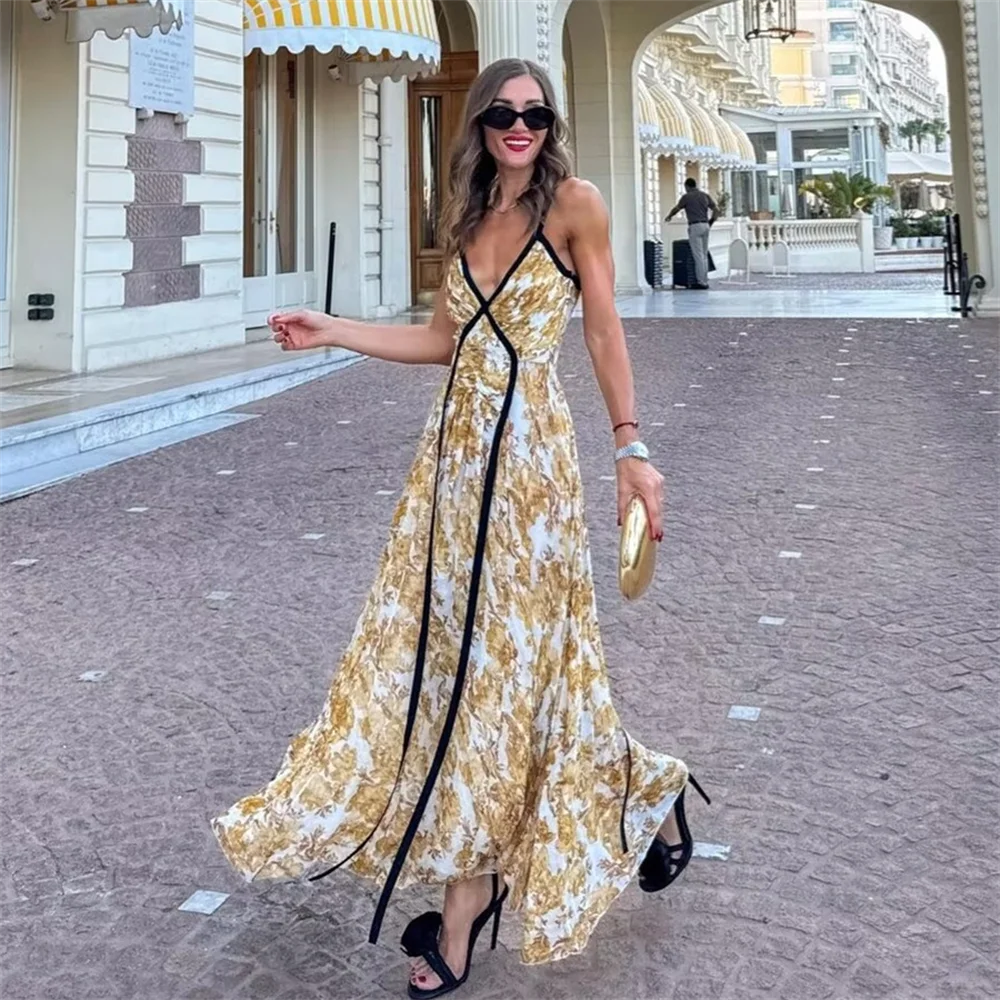 Starlit Muse™ – V-Neck Dress