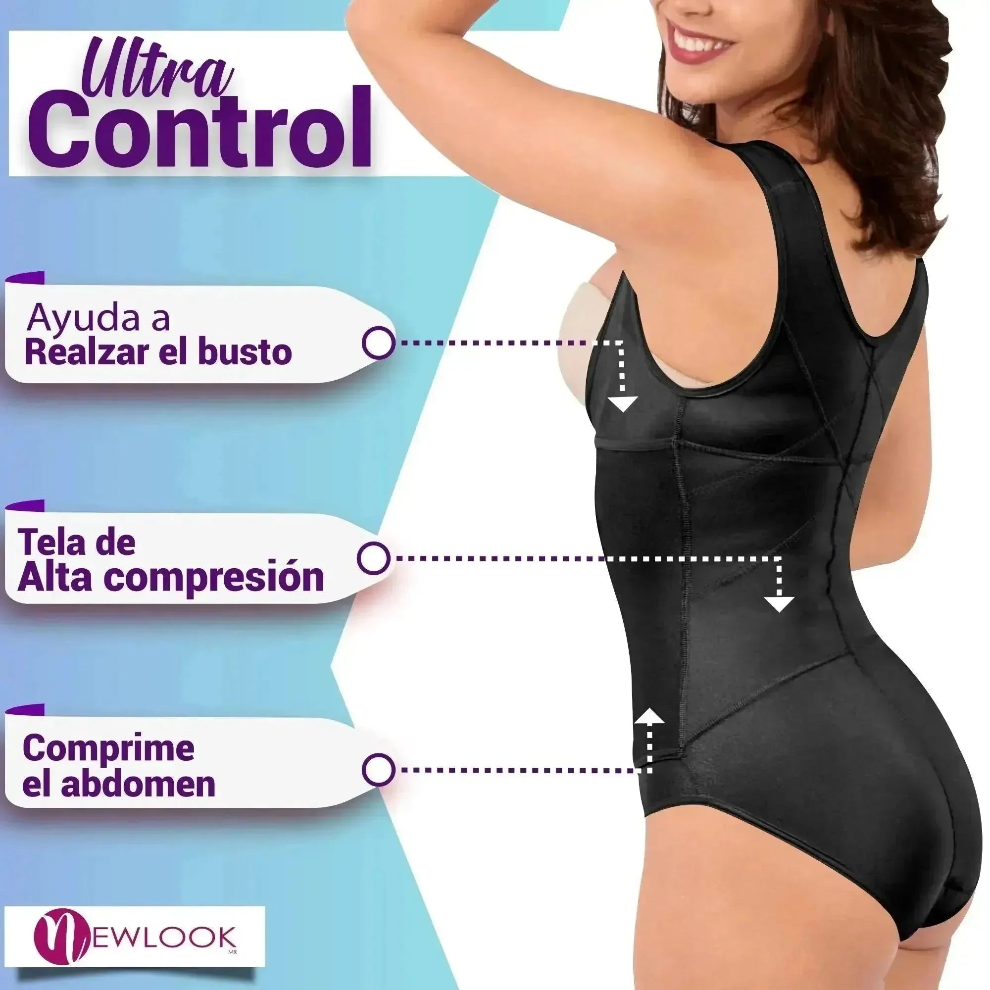 New Look Body Cinturilla Ultra Control Con Tela Suave De Alta Compresión