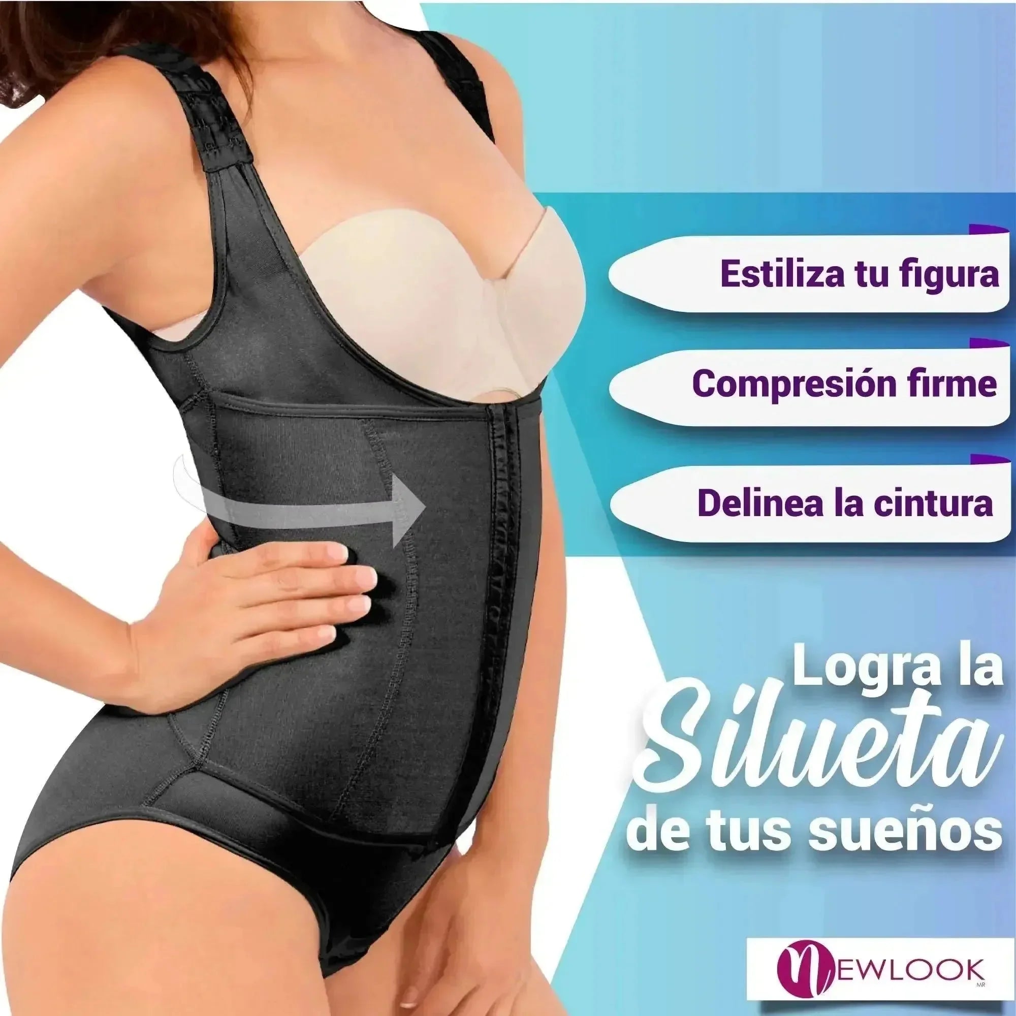 New Look Body Cinturilla Ultra Control Con Tela Suave De Alta Compresión