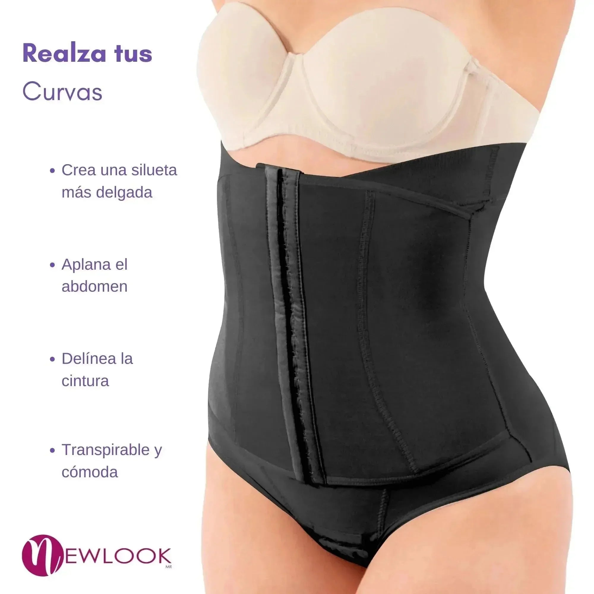 New Look Panty Faja Cinturilla Ultra Control y Alta Compresión