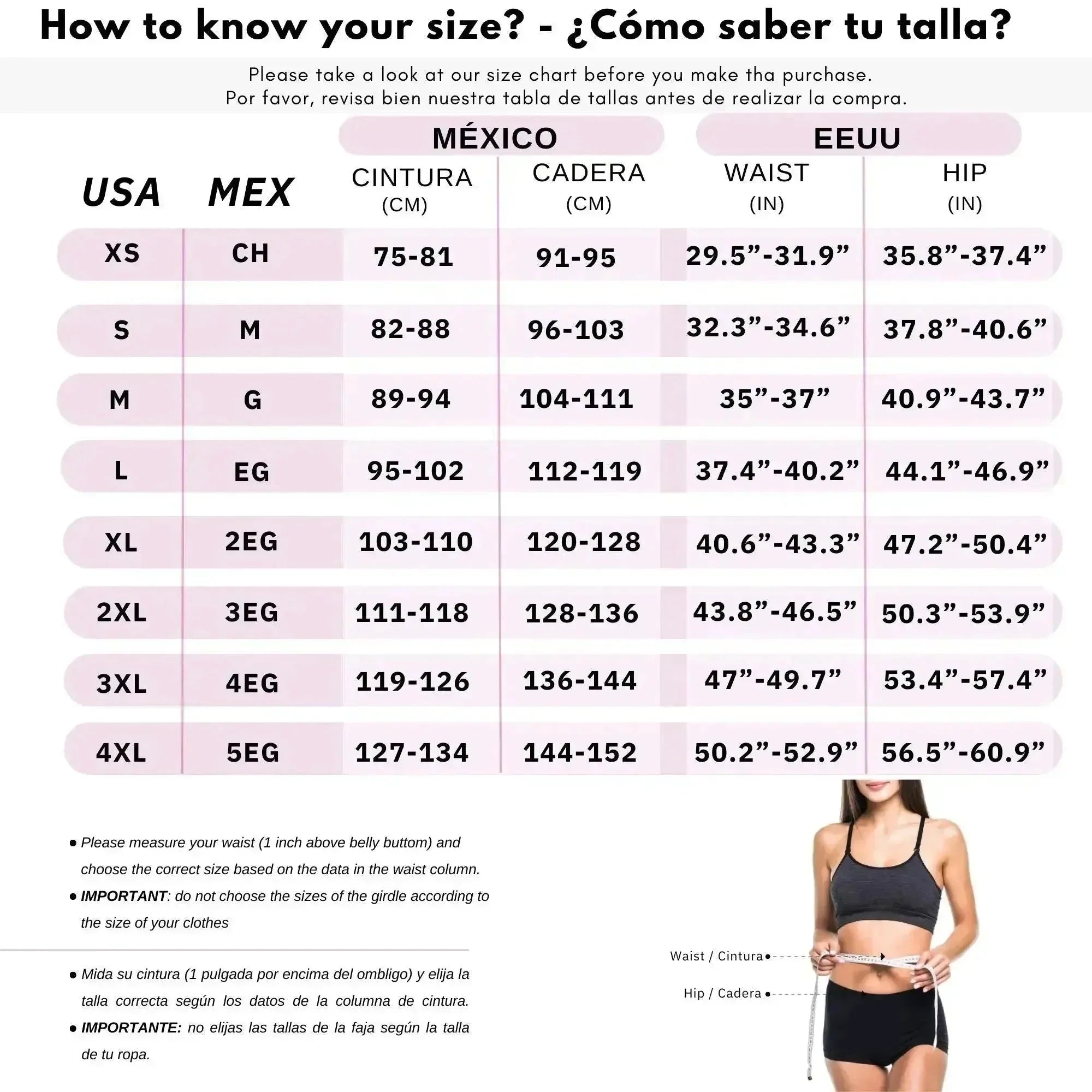 New Look Panty Faja Cinturilla Ultra Control y Alta Compresión