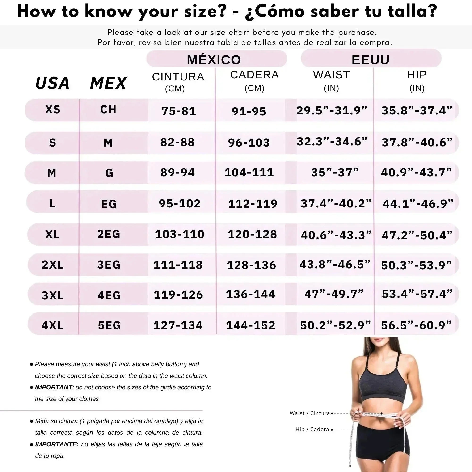 New Look Panty Faja Cinturilla Ultra Control y Alta Compresión