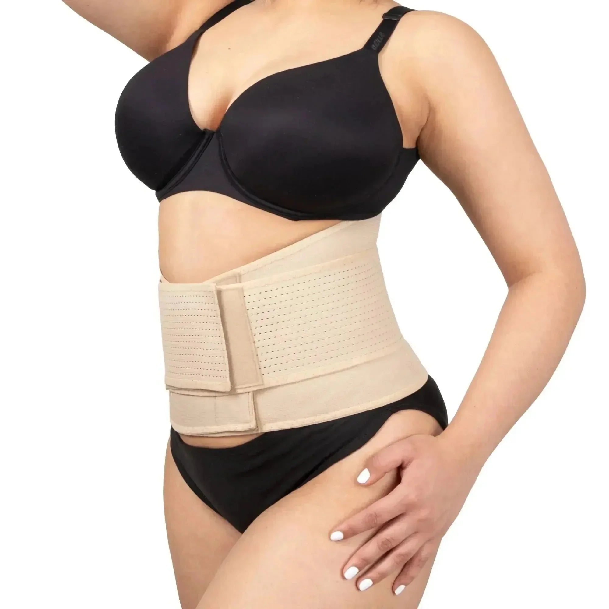 NEWLOOK MEDICAL Soporte Sacro Lumbar Alto - Alta Compresión – Ajustable - 4 Varillas flexibles