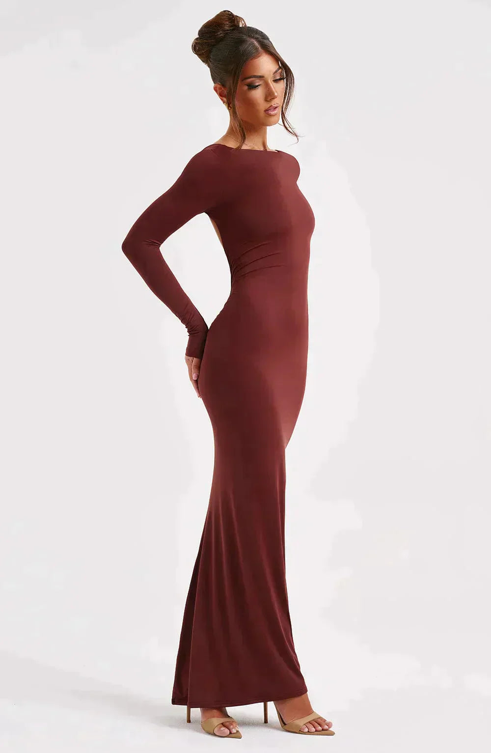 Poppy | Maxi Dress with Deep V-Neckline