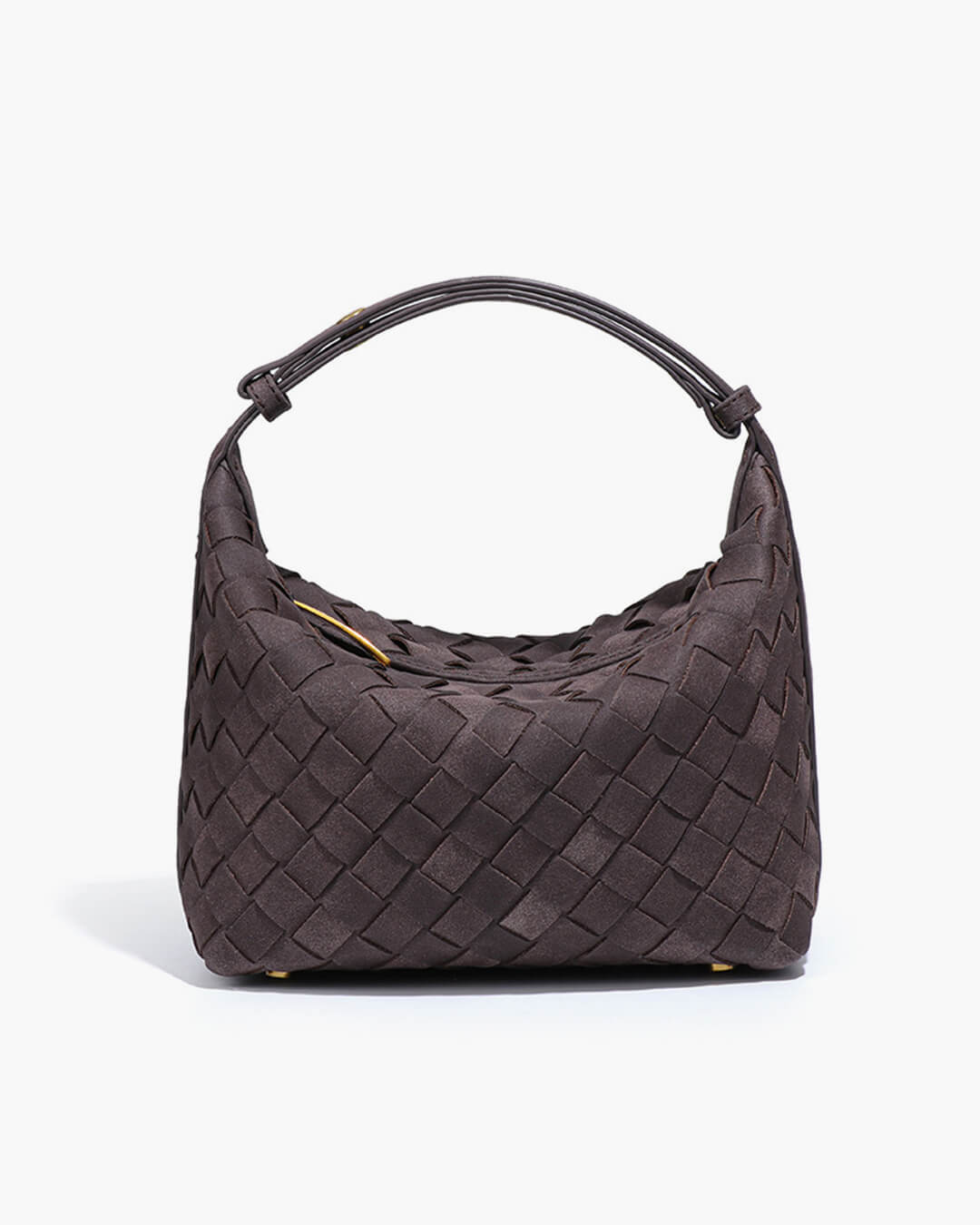 Mica Woven Suede Leather Bag