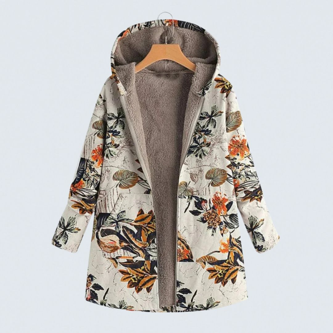 Sofia | Floral Fleece Jacket