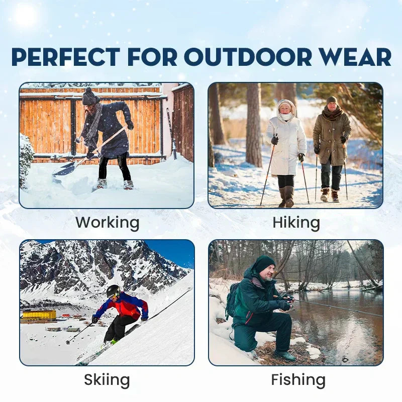 Unisex Fleece-Lined Waterproof Pants - Surviving the UK winter with ease!